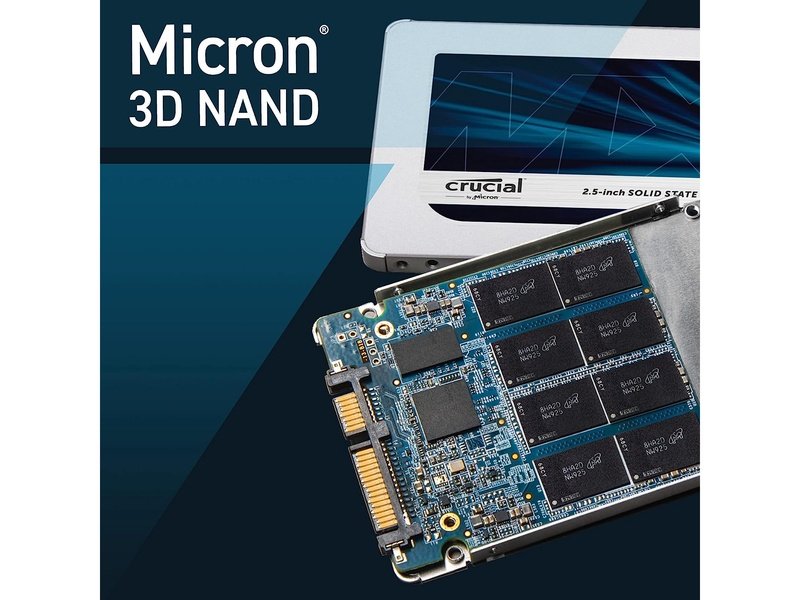 Crucial MX500 500GB 2.5" 3D NAND SATA III SSD