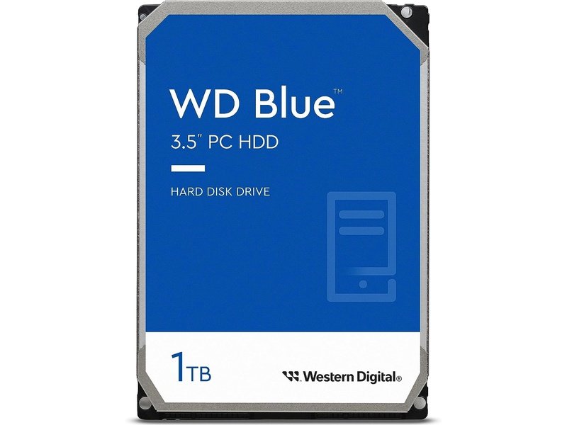 WD 1TB Blue 3.5" 7200RPM SATA Hard Drive