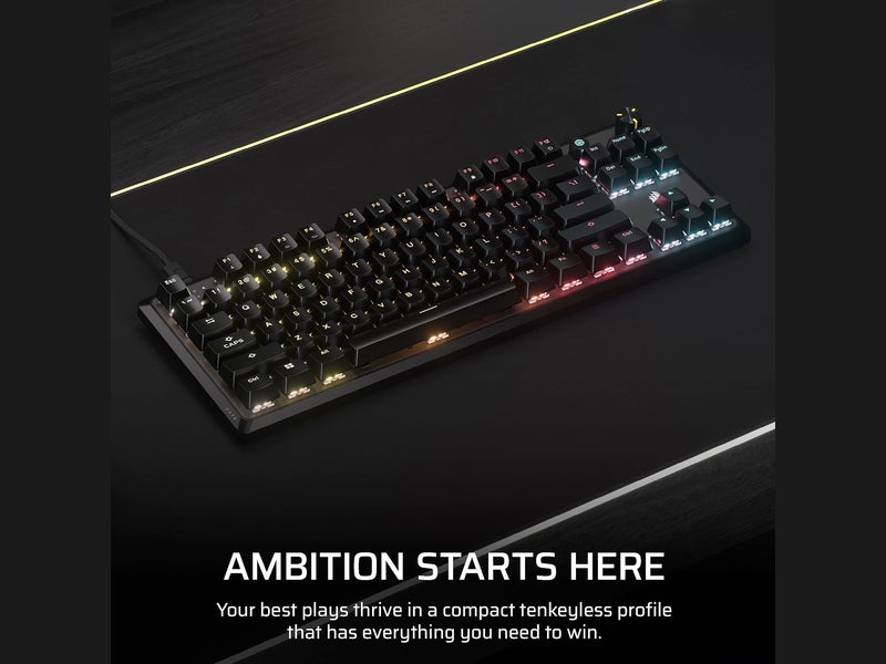 Corsair K70 CORE TKL RGB Wired Mechanical Gaming Keyboard - MLX Red Switch