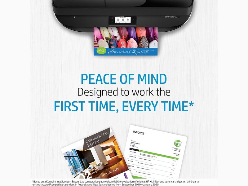 HP 63 Genuine Original Tri-Color Printer Ink Cartridge works with HP OfficeJet 4600, 5200, HP DeskJet 2100, 3600 and HP ENVY 4500 Series - F6U61AA