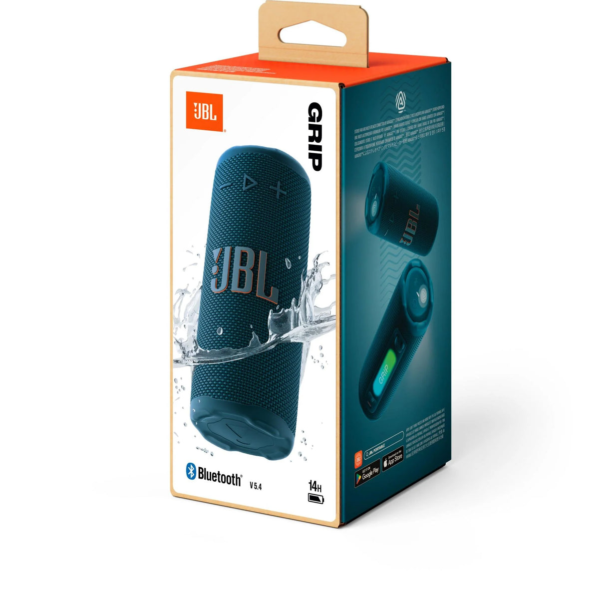 JBL Grip Portable Speaker with Ambient Light - Blue