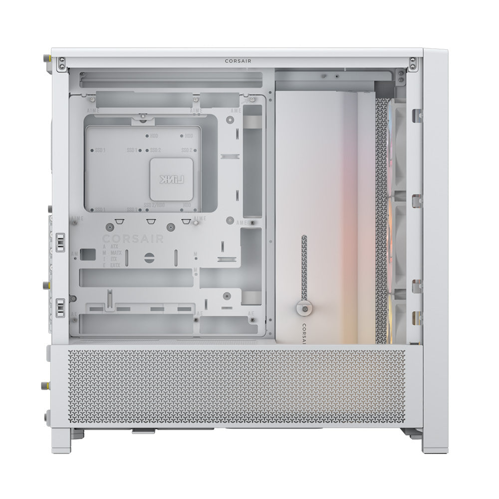 Corsair 3200D RS ARGB Mid-Tower ATX PC Case - White