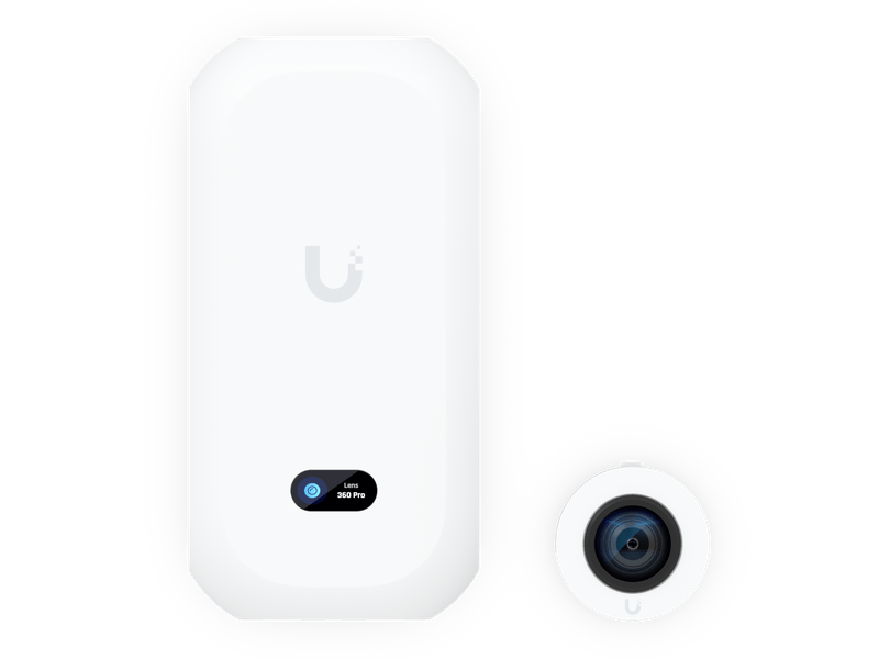 Ubiquiti UniFI AI Theta Professional Ultra-wide 360 Lens, 4K 8MP , Standard Flush Mount, Compatible AI Theta Professional Mount