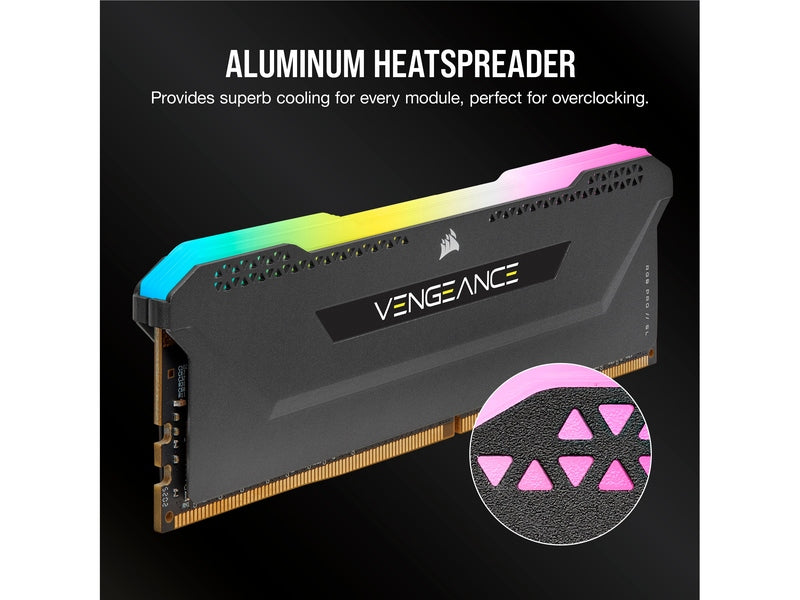 Corsair Vengeance RGB Pro SL 16GB 2x8GB 3600Mhz DDR4 RAM CMH16GX4M2D3600C18