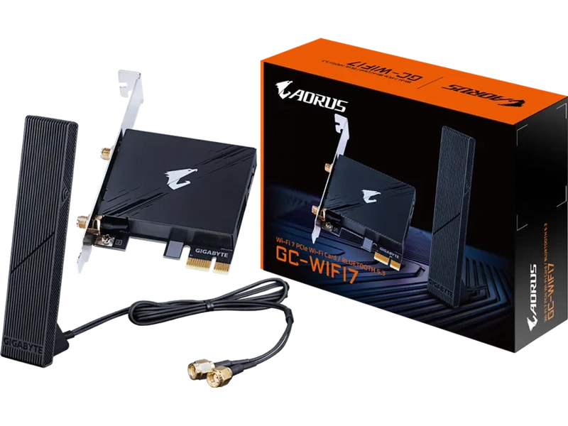 Gigabyte Tri-band Wi-Fi 7 Bluetooth 5.3 PCI Express Adapter GC-WIFI7