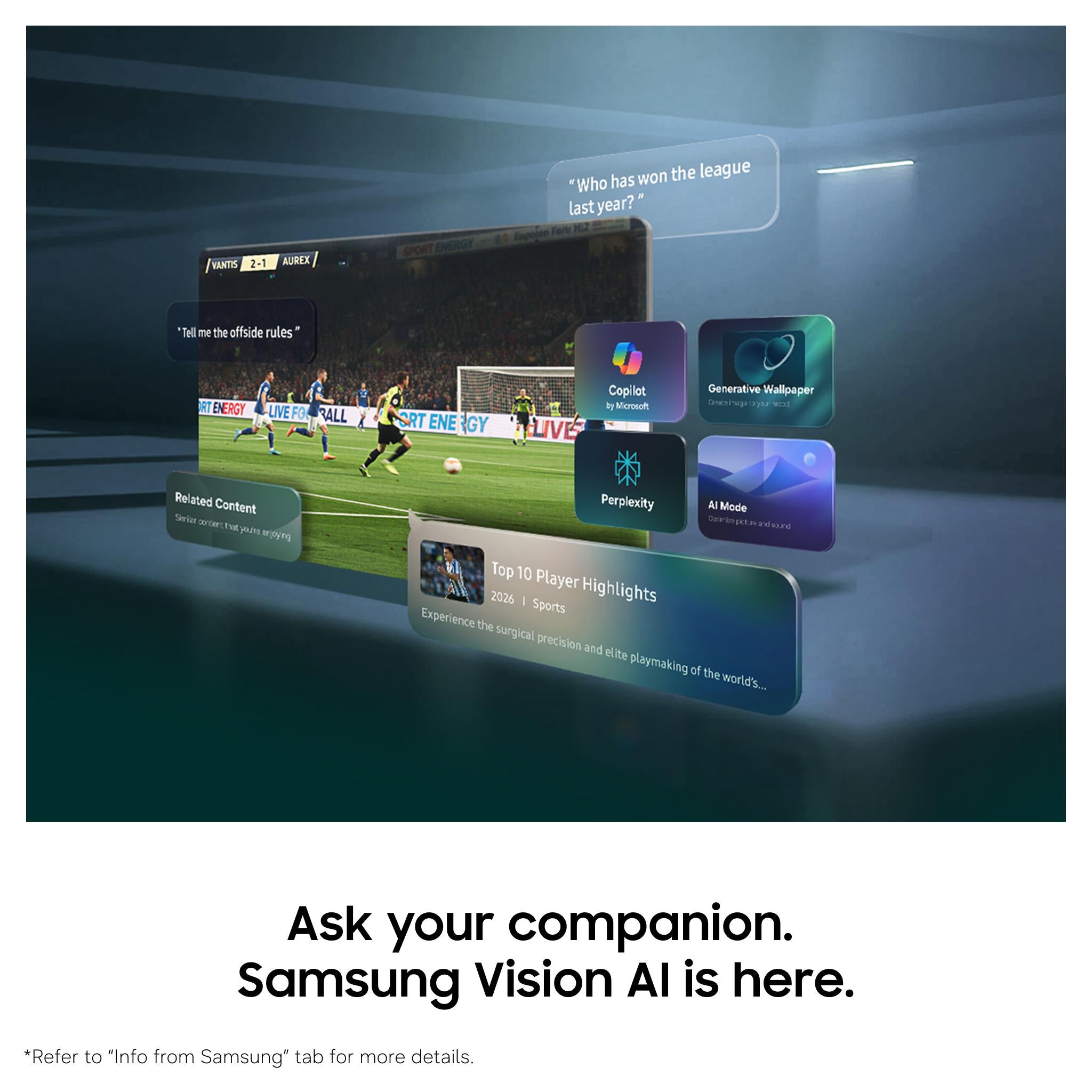 Samsung 50" M70H Mini LED 4K Smart AI TV 2026 UA50M70HAWXXY