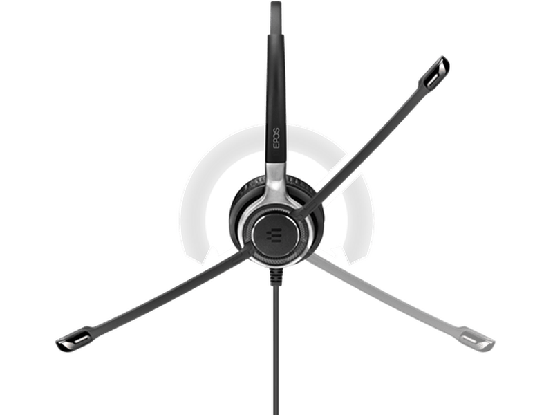 EPOS IMPACT SC 665 Dual-Sided Microsoft Teams Certified USB-A Wired Headset with 3.5mm Jack 1000645
