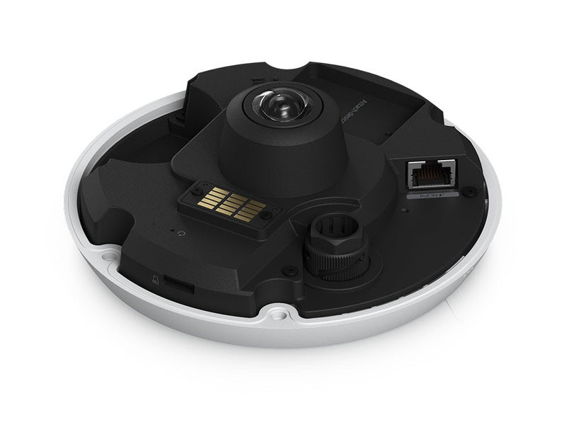 Ubiquiti G6 Pro 360 All-weather, vandal-resistant 12MP PoE Camera White with panoramic 360° coverage, digital pan-tilt-zoom functionality, and smart IR functionality.