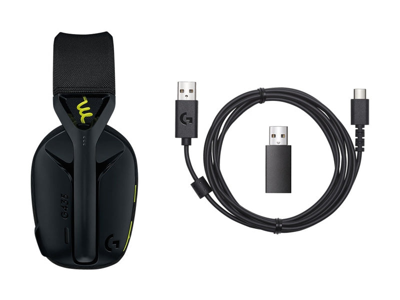 Logitech G435 LIGHTSPEED Wireless Gaming Headset - Black