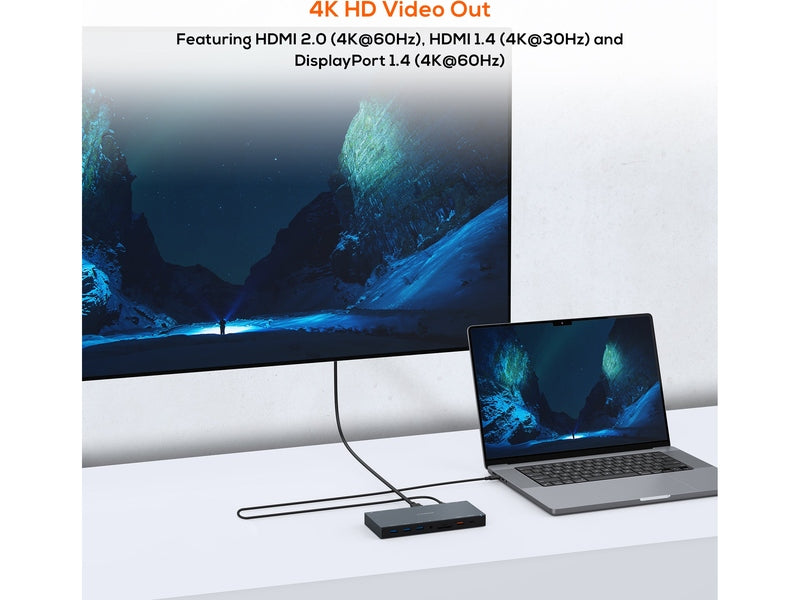mbeat 15-in-1 Triple Display USB-C Dock