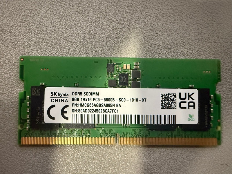 HP 16GB 2x8GB DDR5 5600 SODIMM Laptop Memory *Open box Full Warranty