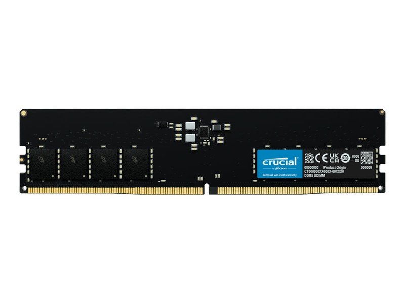 Crucial 32GB 1x32GB DDR5 UDIMM 4800MHz Desktop PC Memory