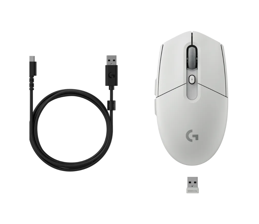 Logitech G305 X SUPERLIGHT Wireless Gaming Mouse - White
