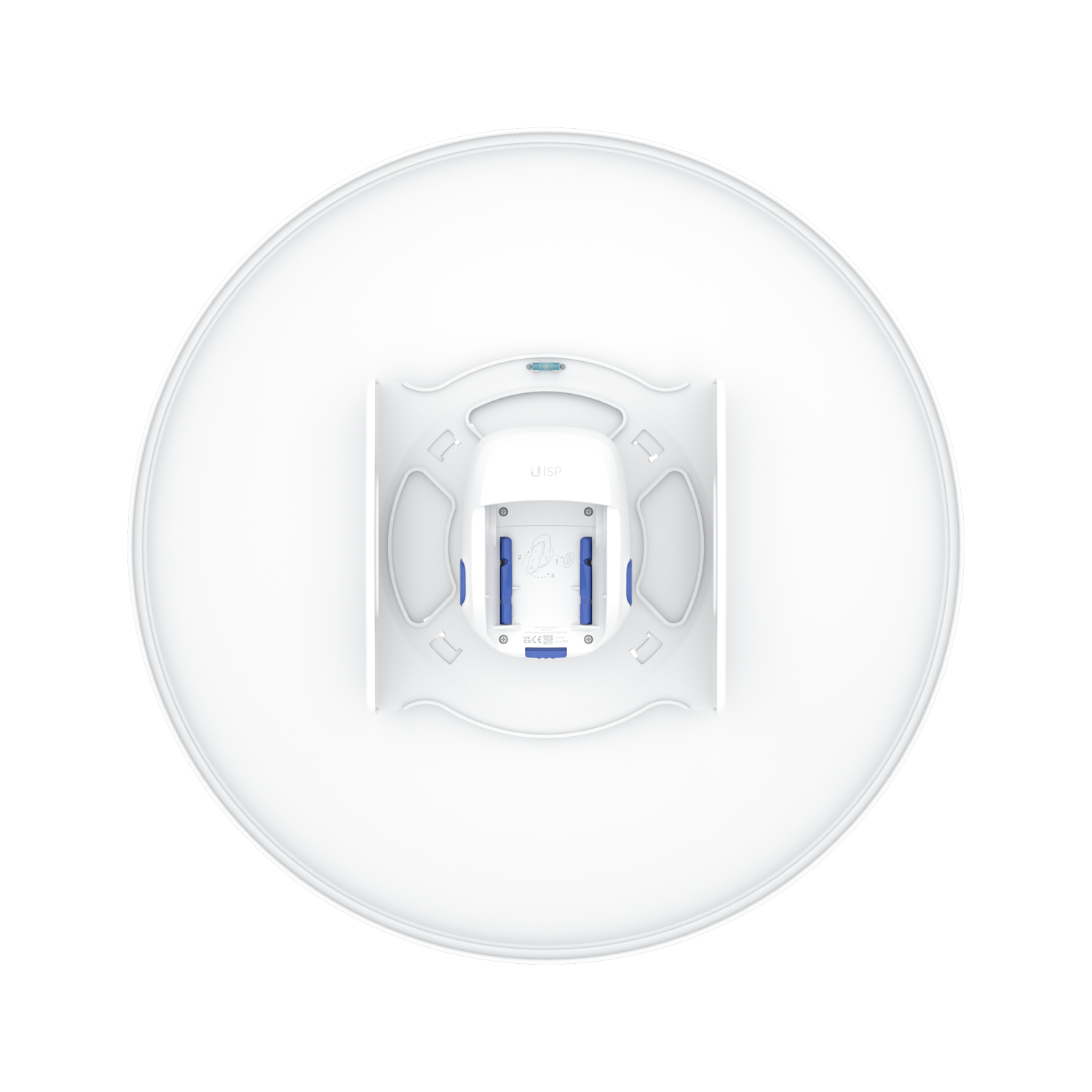 Ubiquiti UISP Dish, 30 dBi Dish Antenna, 5.15-6.875 GHz Frequency Range, 30+ km PtP Link Range, Compatible AF 5XHD & RP 5AC,