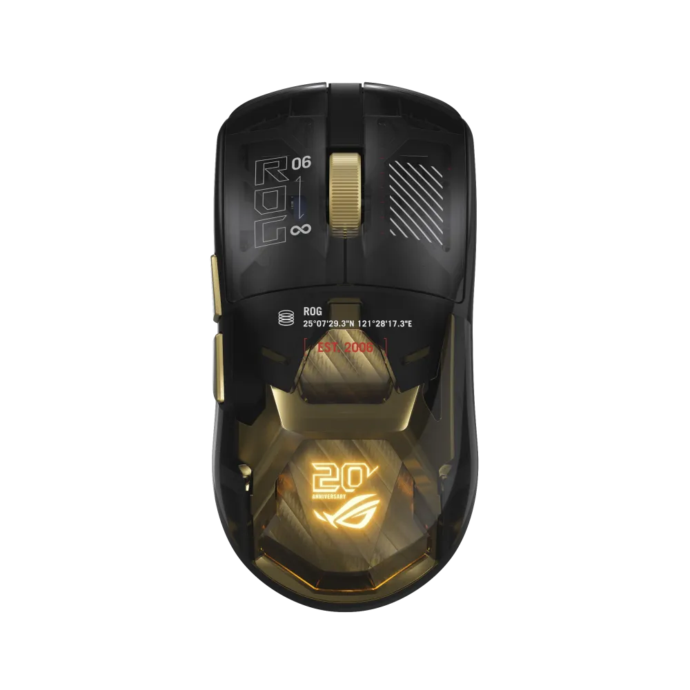 ASUS ROG Harpe II Extreme Edition 20 Tri-Mode Wireless Gaming Mouse