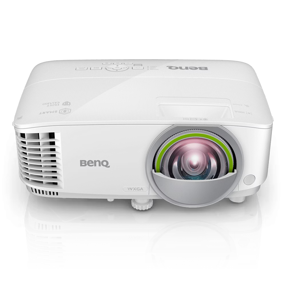 BenQ EW800ST WXGA, Lamp, DLP, Business Projector, 1280x800 Resolution, 3300 Lumens, 20,000:1 Contrast, 2 Year Warranty, White
