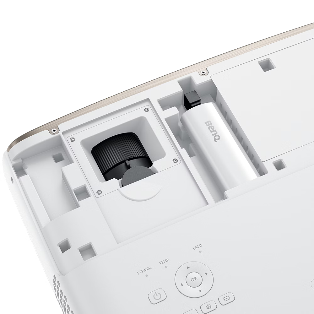 BenQ W2710i 4K UHD, Lamp, DLP, Cinema Projector, 3840x2160 Resolution, 2200 Lumens, 50,000:1 Contrast, 2 Year Warranty, White