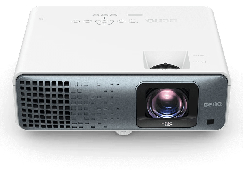 BenQ TK710STi 4K UHD, Laser, DLP, Gaming Projector, 3840x2160 Resolution, 3200 Lumens, 600,000:1 Contrast, Short Throw, 3 Year Warranty, White