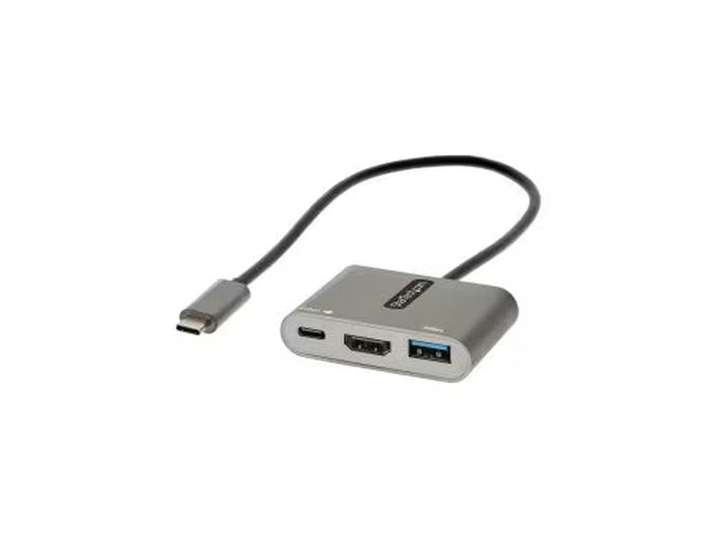 USB 3.2 Gen 1 3.1 Gen 1 Type-C Docking Station for Projector, TV - 100 W - Portable - 1 Displays Supported