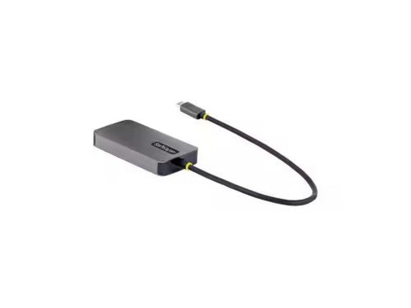 StarTech SB C Video Adapter, USB C to HDMI DVI VGA Adapter, 4K 60Hz