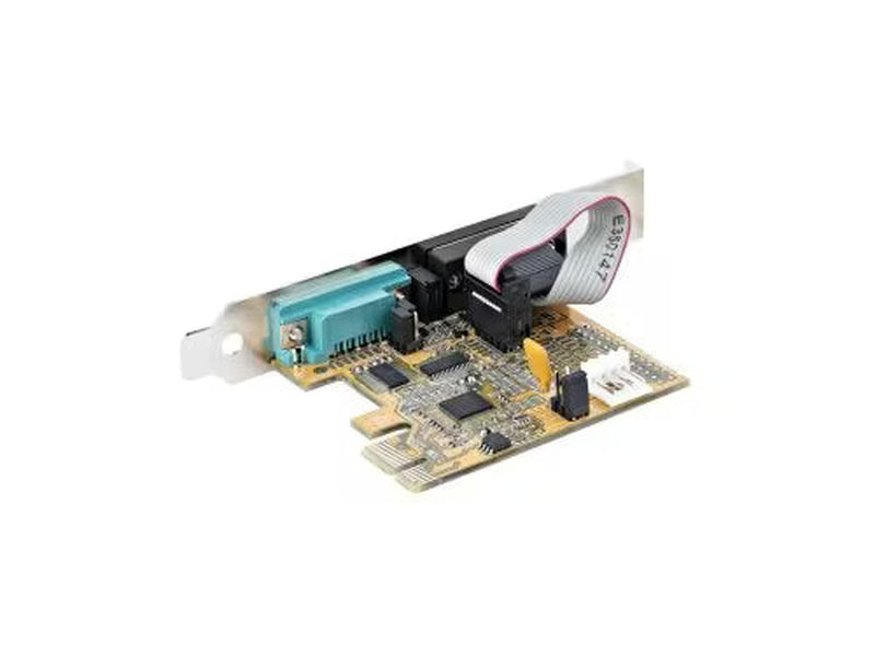 StarTech 2-Port PCI Express Serial Card, Dual Port PCIe to RS232 DB9 Serial Card, for Windows & Linux