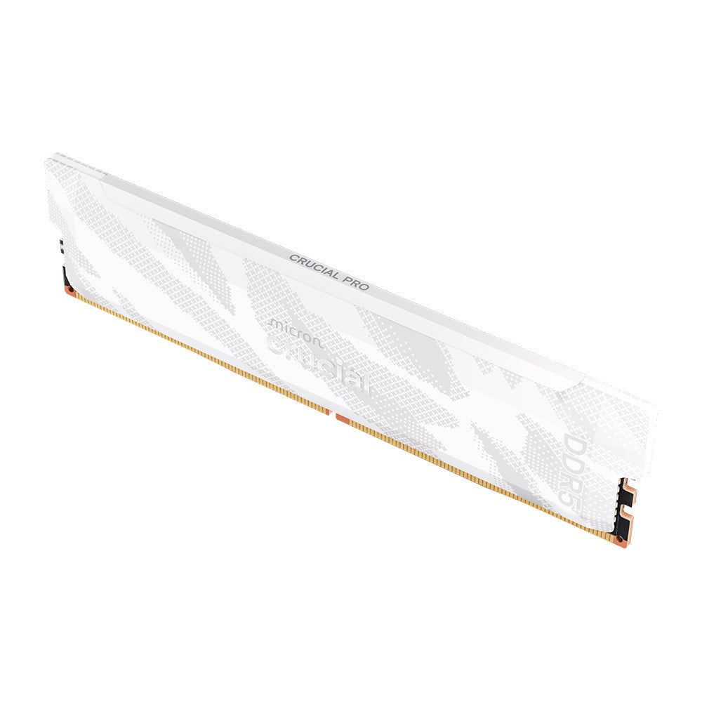 Crucial Pro OC CP16G64C32U5W DDR5-6400 CL32 16GB (1x16GB) UDIMM White