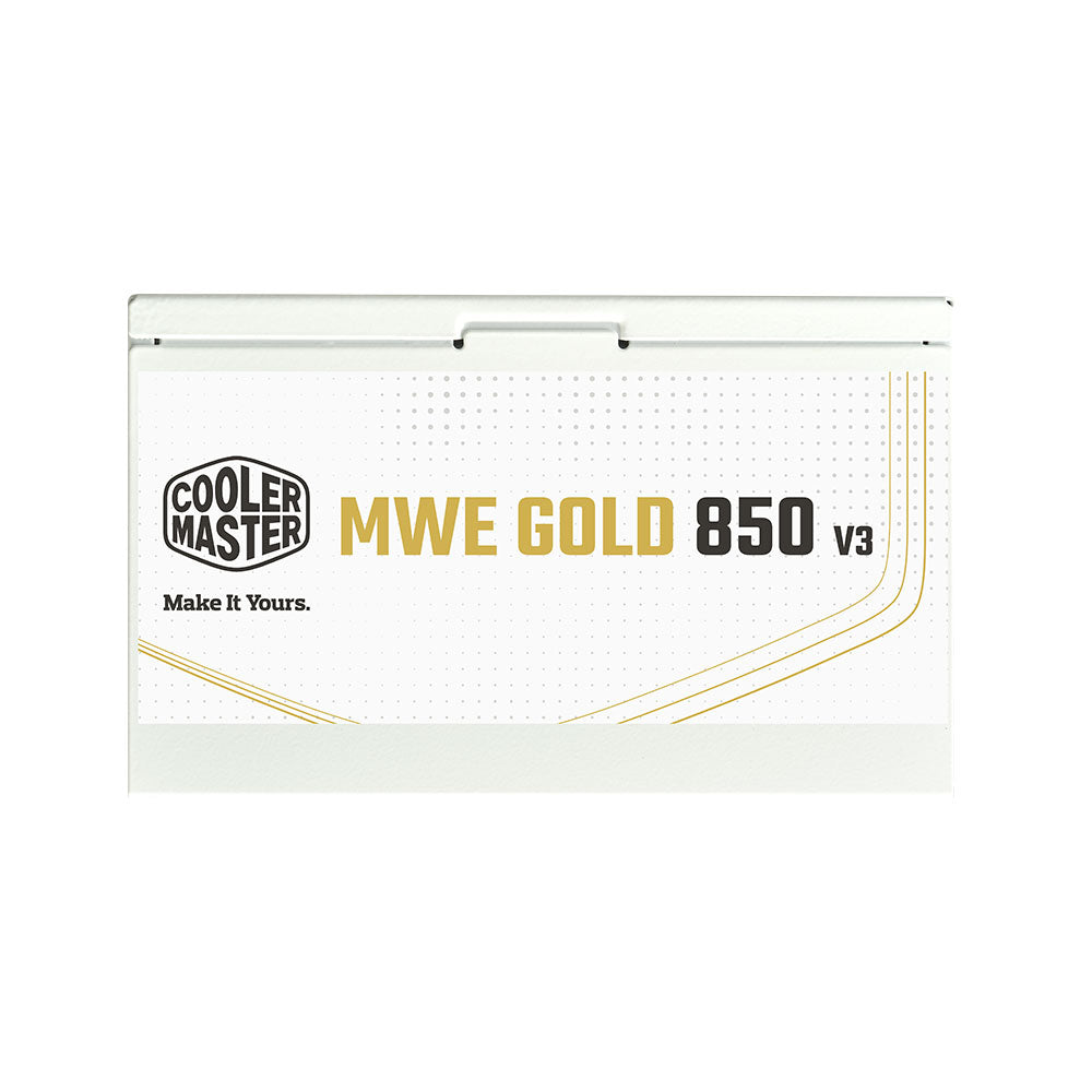 Cooler Master MWE Gold 850W V3, ATX 3.1 Power Supply - White Edition