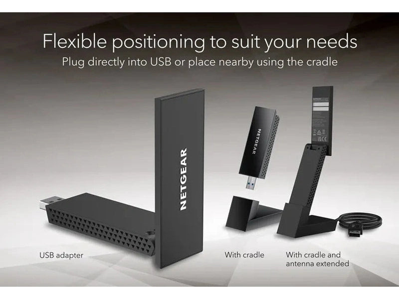 Netgear Nighthawk AXE3000 USB Wireless Adapter - USB 3.0