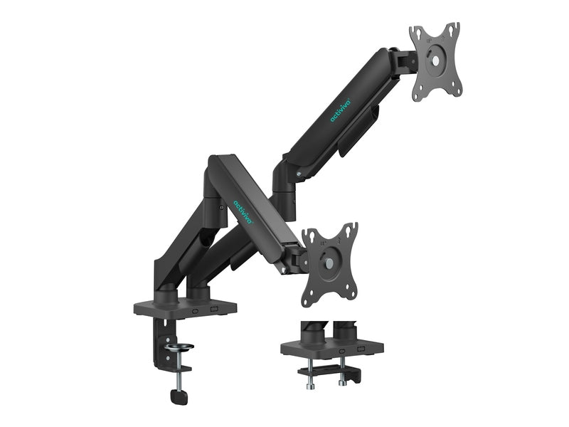 mbeat Activiva Ergolife Dual-Screen Gas Spring Monitor Arm 17" - 32"