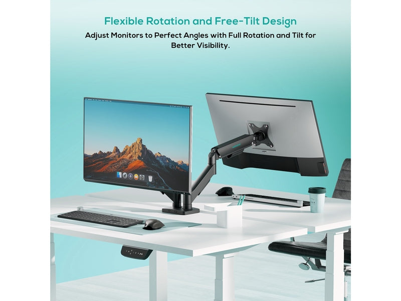 mbeat Activiva Ergolife Dual-Screen Gas Spring Monitor Arm 17" - 32"