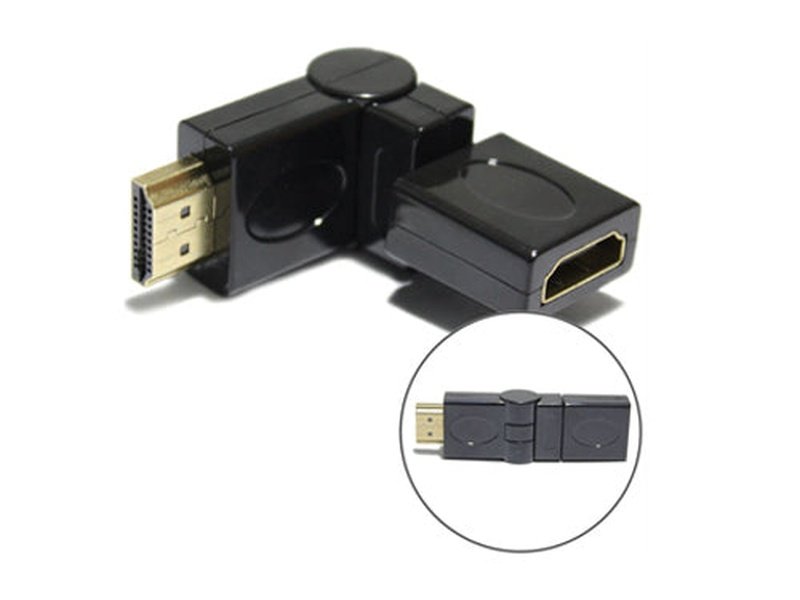 HDMI Male to HDMI Female Adapter 360 Degree