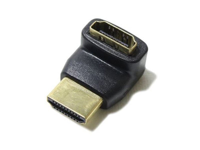 HDMI Male to HDMI Female Adapter 90 Degree Up