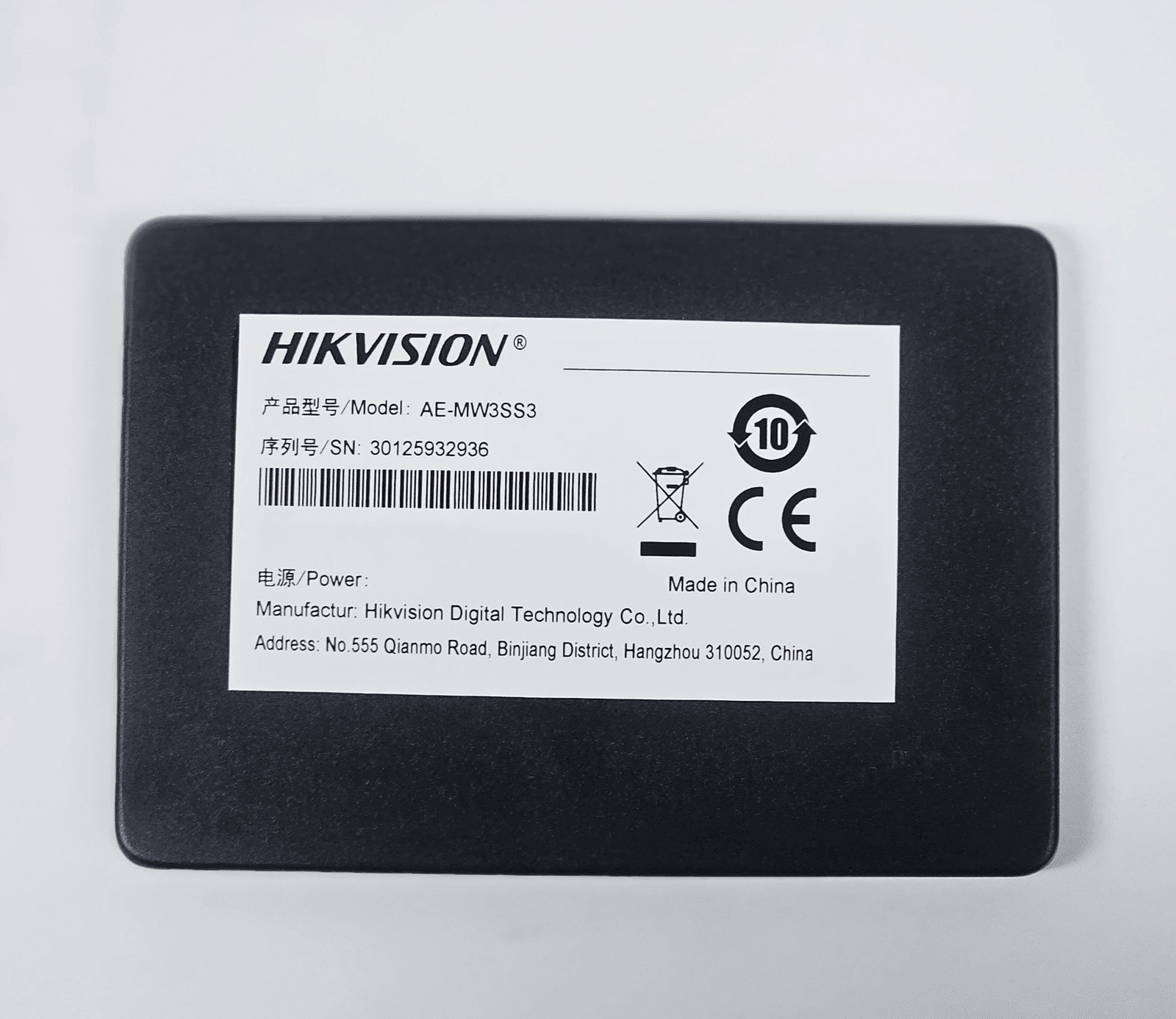 Hikvision Mobile MW3SS3 1TB SSD, 3Yr