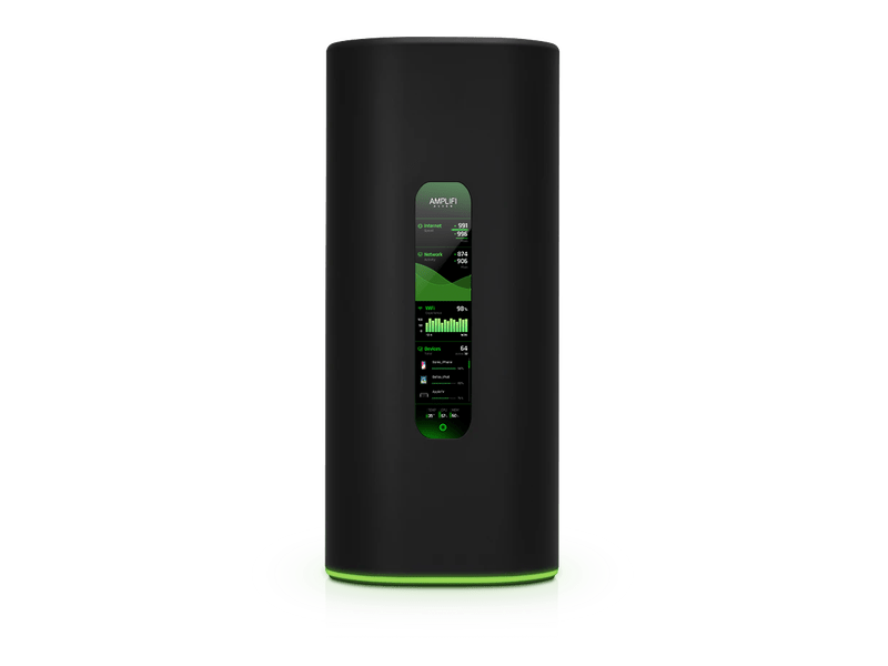 Ubiquiti Amplifi Alien Mesh System, Wi-Fi 6, Inc 1x Alien Mesh Point, 4x Gigabit Ethernet Ports Touch Screen Display