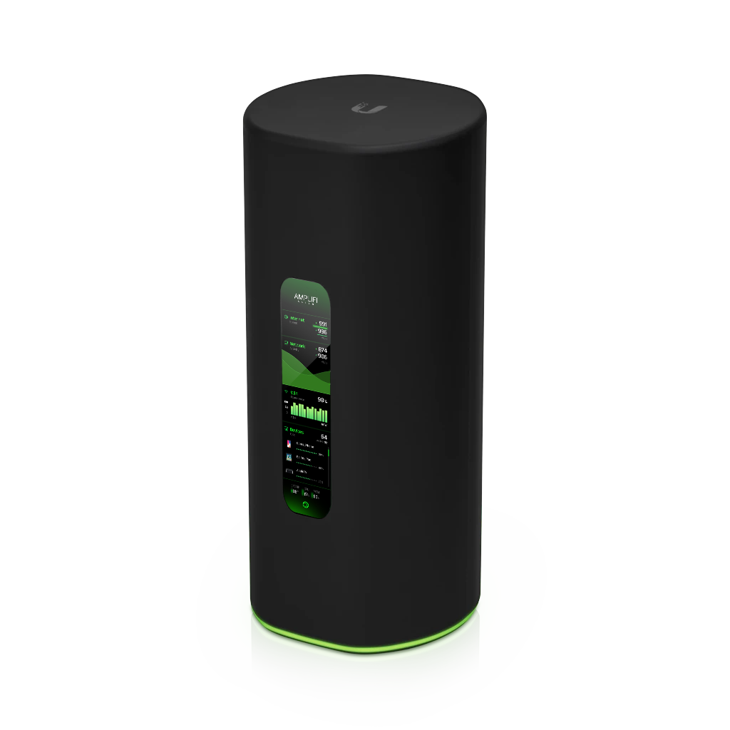 Ubiquiti Amplifi Alien Mesh System, Wi-Fi 6, Inc 1x Alien Mesh Point, 4x Gigabit Ethernet Ports Touch Screen Display