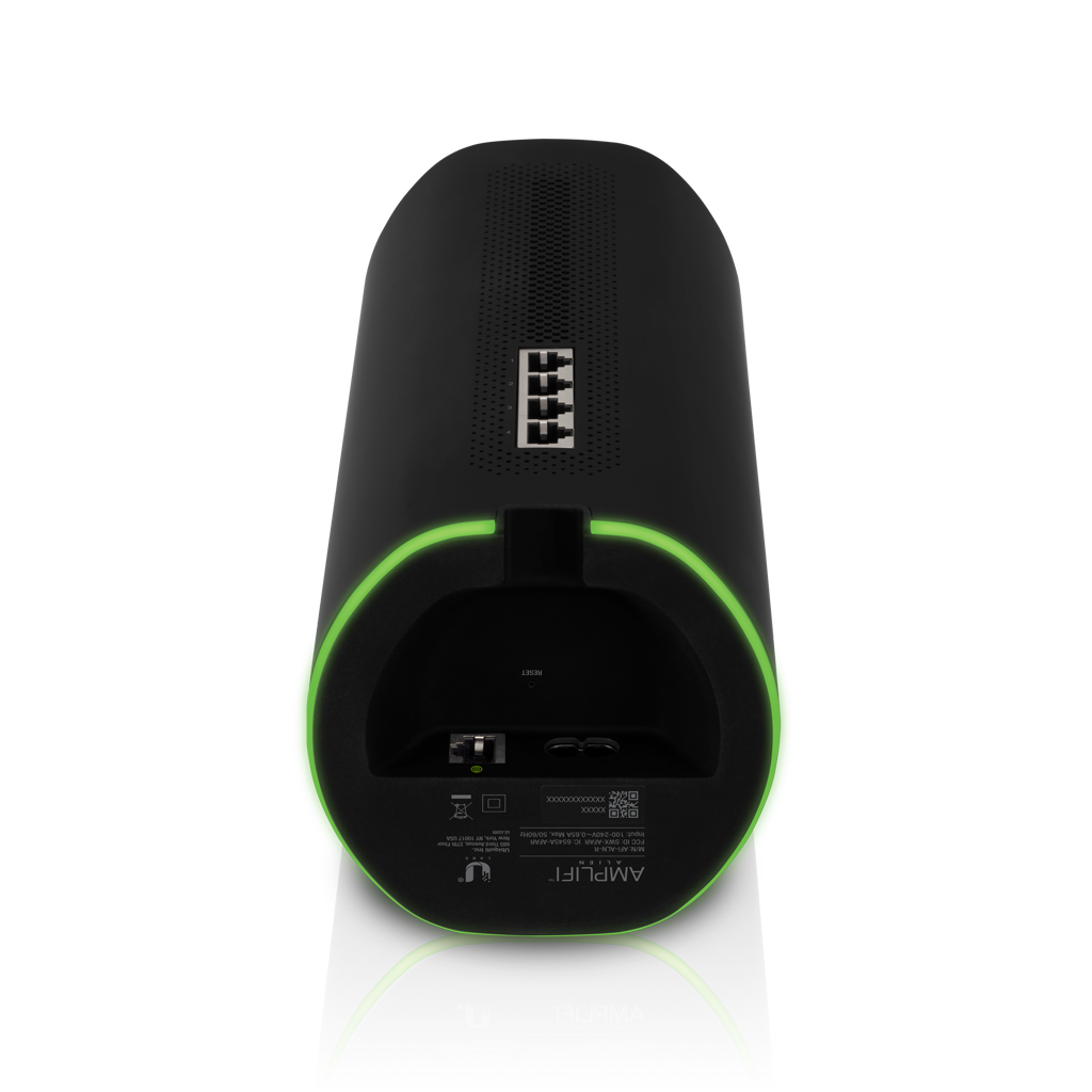 Ubiquiti Amplifi Alien Mesh System, Wi-Fi 6, Inc 1x Alien Mesh Point, 4x Gigabit Ethernet Ports Touch Screen Display