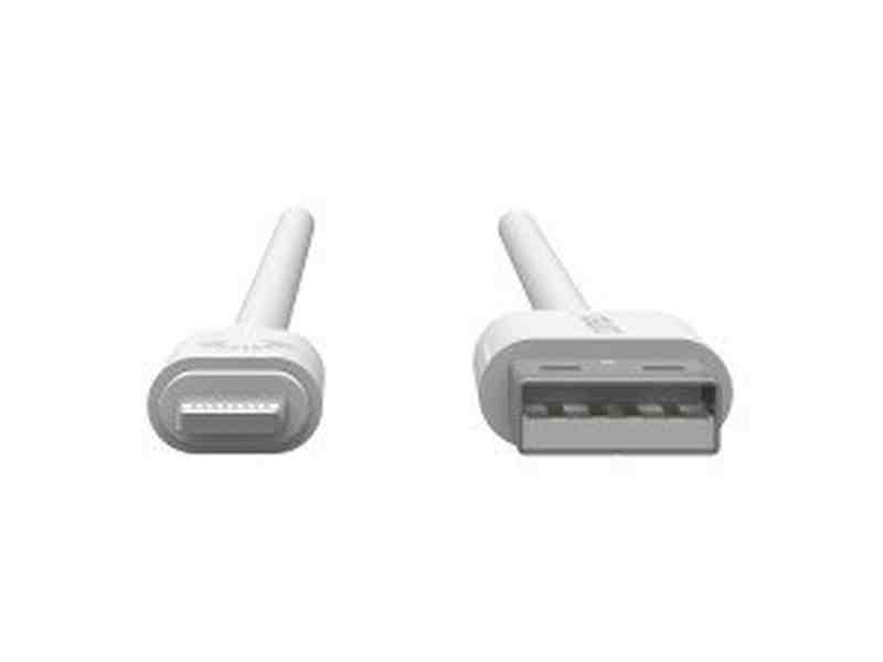2m Apple Lightning to USB Cable, White - AL20WH