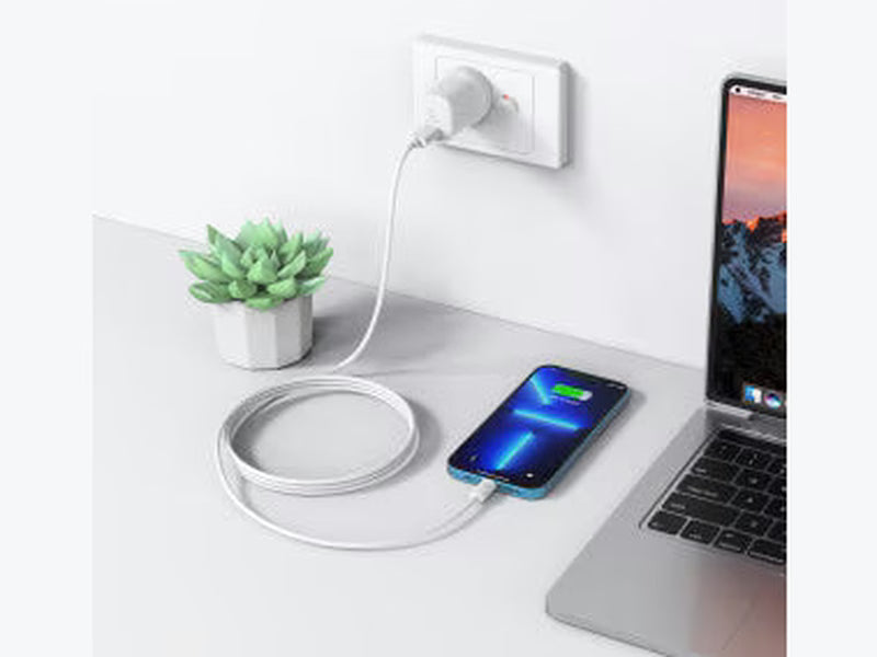 2m Apple Lightning to USB Cable, White - AL20WH