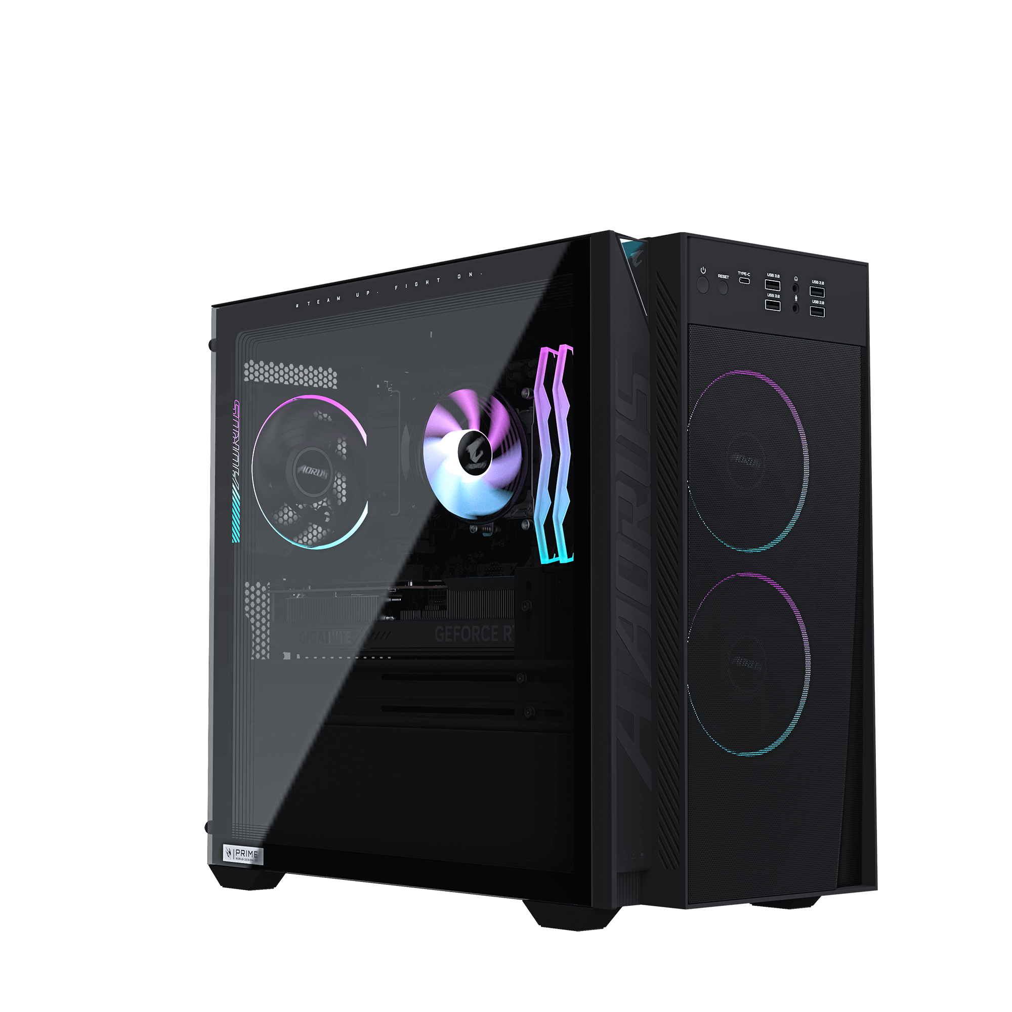 Gigabyte Gaming PC AORUS PRIME 3 AP3A5N6T-5113, Ryzen 5 9500F, B850, RTX 5060 Ti 8GB, DDR5 16GB, 1TB