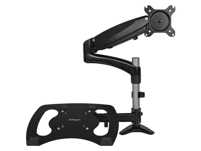 StarTech Single-Monitor And Laptop Stand One-Touch Height Adjustment