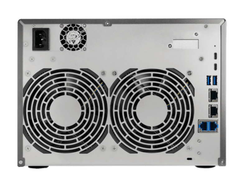 Asustor Lockerstor 10 Gen3 AS6810T 10 Bay NAS, Quad-Core 2.3GHz 2x 10GbE, 2x 5GbE, 16GB, 4x M.2 SSD Slots Diskless