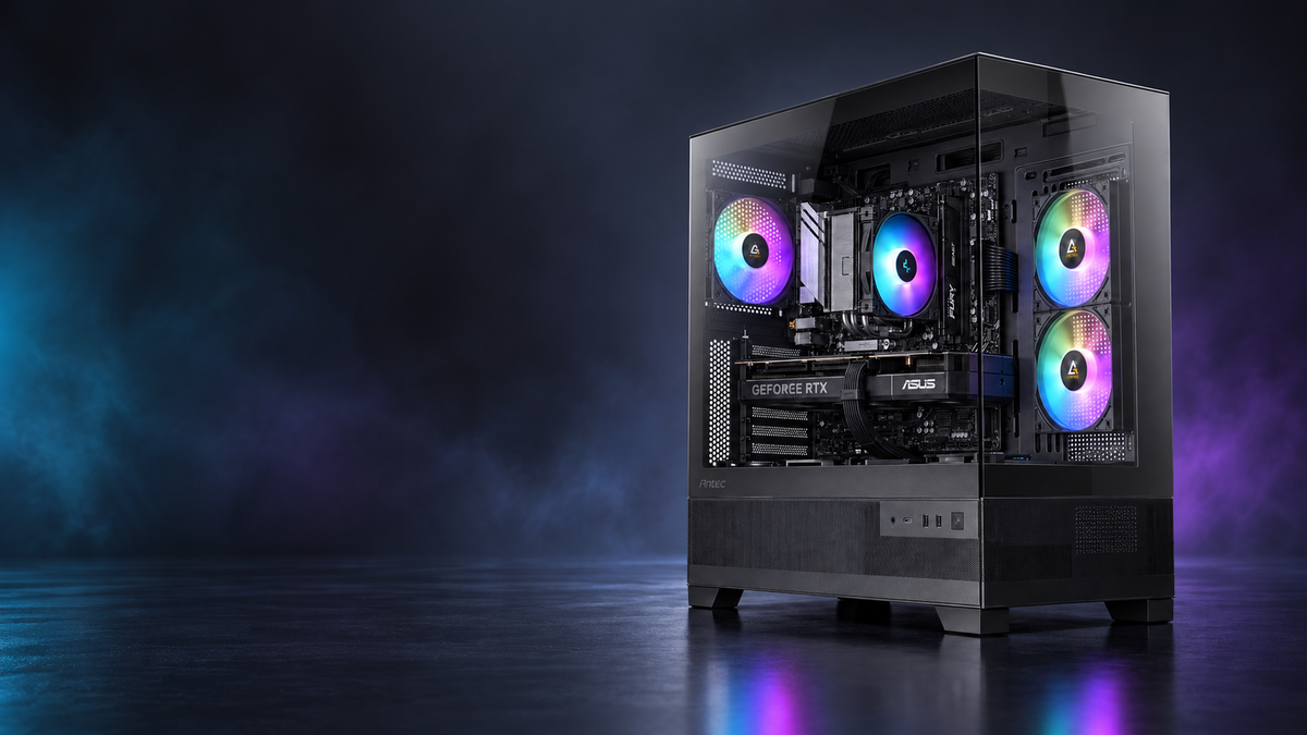 PCLAN ASUS Powered Ryzen 5 and RTX 5070 gaming PC