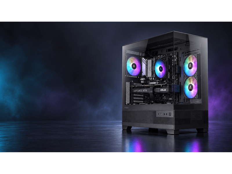 PCLAN ASUS Powered AMD AI Gaming PC, Ryzen 5 9600X / ASUS RTX 5070 12GB / 32GB DDR5 / 1TB NVMe / Windows 11 / 2 Year RTB Warranty