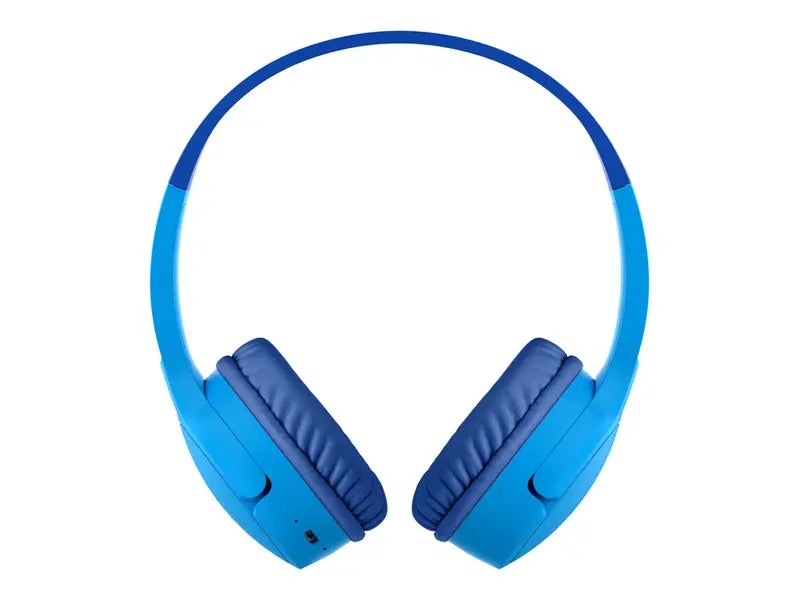 Belkin SoundForm Mini Wired/Wireless Over-the-head Stereo Headset Blue