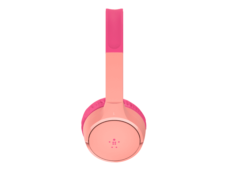 Belkin SoundForm Mini Wired/Wireless On-ear Headset - Pink
