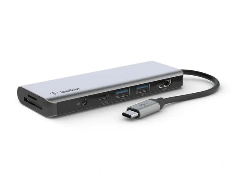 Belkin USB-C 7-in-1 Multiport Hub Passthru Up To 100W