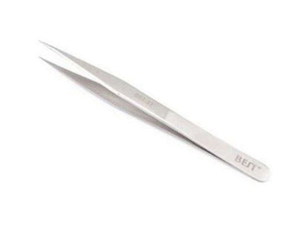 BEST BST-27 Stainless Steel Straight Sharp Tip Tweezer