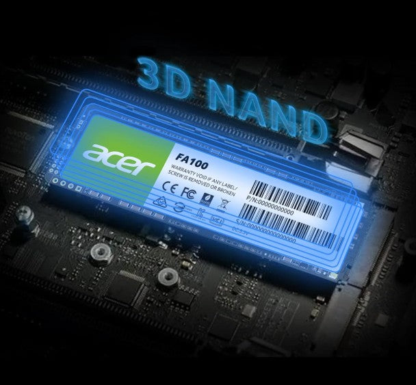 Acer FA100 512GB M.2 NVMe PCIe Gen 3x4 SSD up to 3300MB/s Read 2200MB/s Write