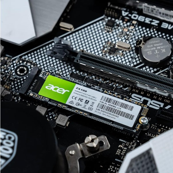 Acer FA100 512GB M.2 NVMe PCIe Gen 3x4 SSD up to 3300MB/s Read 2200MB/s Write