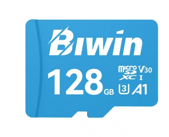 BIWIN MS100-128G microSD3.0 Read & Write Speed up to 100MB/s & 50MB/s